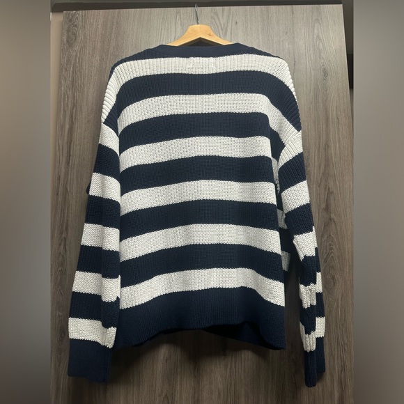 Oversized striped cardigan - Picture 4 of 4